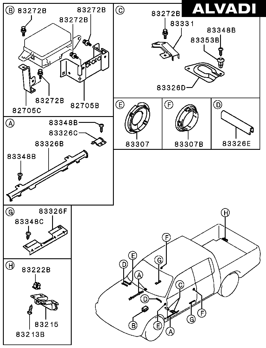 Mitsubishi L200 Parts Manual
